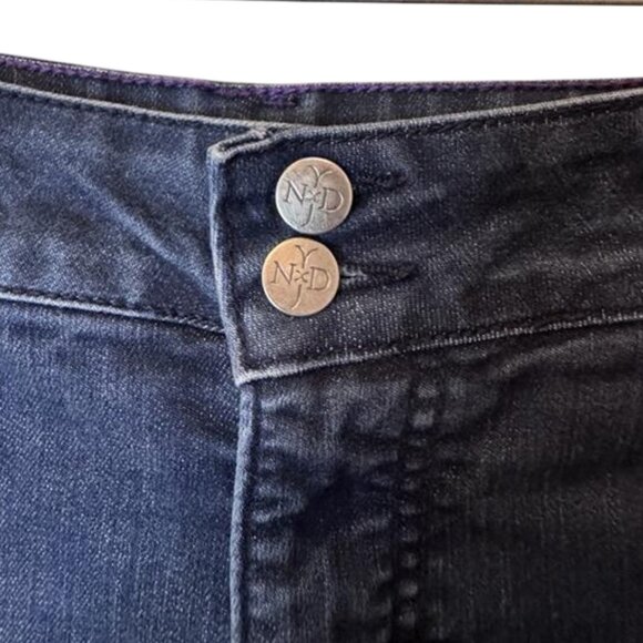 NYDJ (Not Your Daughter's Jeans) dark blue straight leg pants size 14 - Picture 2 of 5